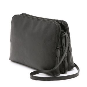 Loeffler Randall Triple Zip bag in black EUC!